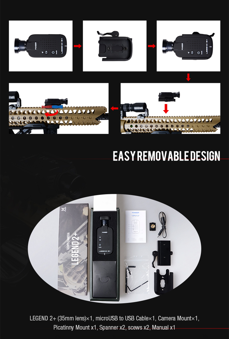 Foxeer Legend 2 1080P 60fps Action Camera 35mm Airsoft